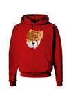 Custom Pet Art Dark Hoodie Sweatshirt by TooLoud-TooLoud-Red-Small-Davson Sales