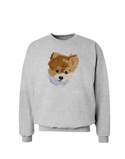 Custom Pet Art Sweatshirt by TooLoud-TooLoud-AshGray-Small-Davson Sales