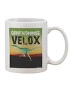 Customizable Ornithomimus Velox 11 oz Coffee Mug - Expertly Crafted by TooLoud-11 OZ Coffee Mug-TooLoud-White-Davson Sales