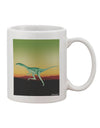 Customizable Ornithomimus Velox 11 oz Coffee Mug - Expertly Crafted by TooLoud-11 OZ Coffee Mug-TooLoud-White-Davson Sales