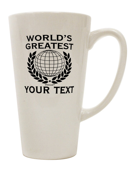 Customized 16 oz. Conical Latte Coffee Mug - Expertly Crafted by TooLoud-Conical Latte Mug-TooLoud-White-Davson Sales