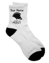 Customized Cabin 5 Ares Adult Short Socks - Expertly Curated for You-Socks-TooLoud-White-Ladies-4-6-Davson Sales