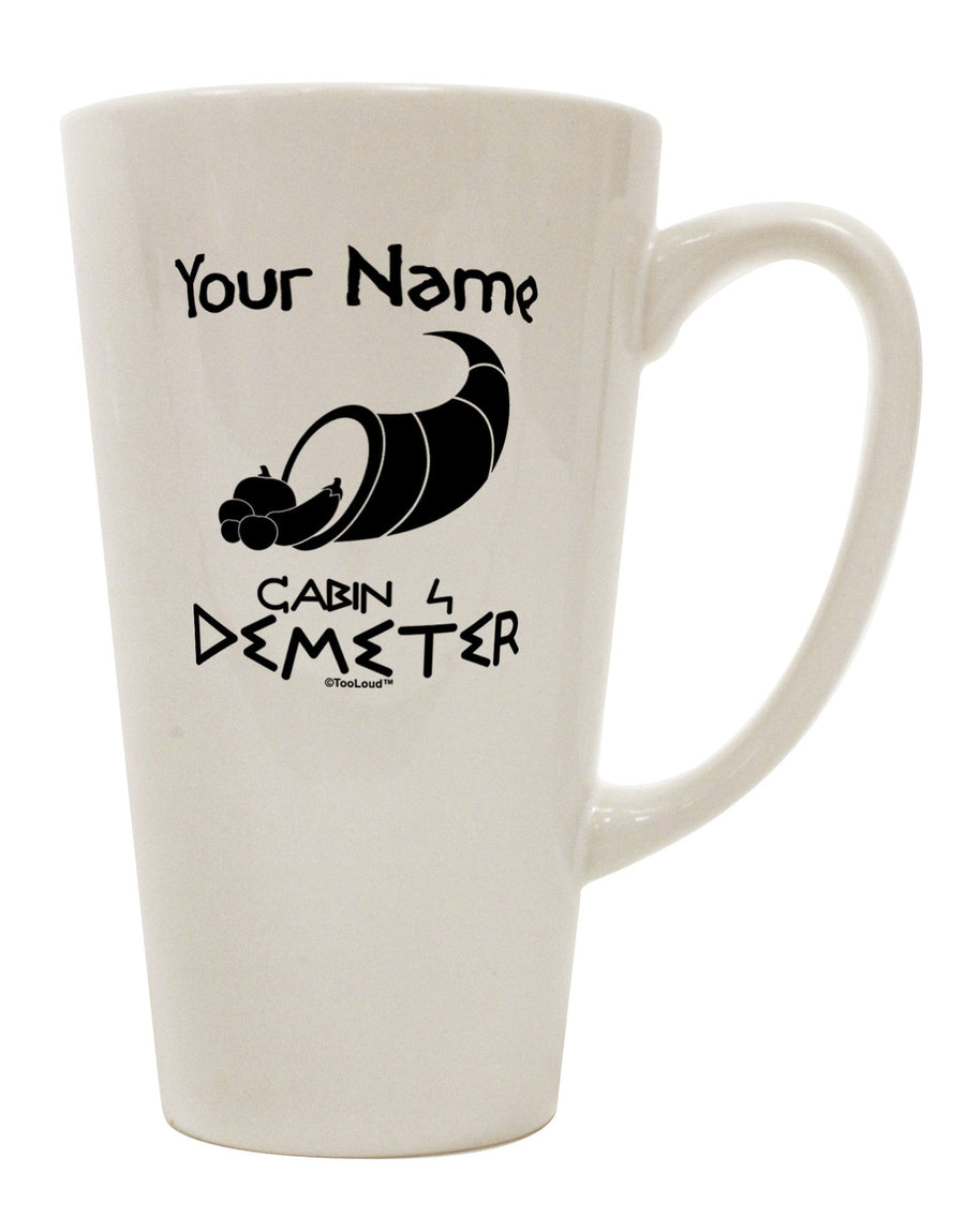 Customized Demeter 16 oz. Conical Latte Coffee Mug - Expertly Crafted Drinkware-Conical Latte Mug-TooLoud-White-Davson Sales