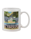 Customized Diplodocus Longus 11 oz Coffee Mug - Expertly Crafted by TooLoud-11 OZ Coffee Mug-TooLoud-White-Davson Sales