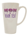 Customized Mother Since ___ 16 oz Conical Latte Coffee Mug - TooLoud-Conical Latte Mug-TooLoud-White-Davson Sales