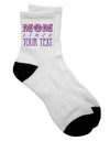 Customized Mother Since ___ Adult Short Socks - TooLoud-Socks-TooLoud-White-Ladies-4-6-Davson Sales