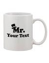 Customized Mr Classy 11 oz Coffee Mug - Expertly Crafted by TooLoud-11 OZ Coffee Mug-TooLoud-White-Davson Sales