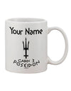 Customized Poseidon Design 11 oz Coffee Mug - Expertly Crafted Drinkware TooLoud-11 OZ Coffee Mug-TooLoud-White-Davson Sales