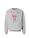 Cute Abominable Snowman Girl Yeti - Christmas Sweatshirt-Sweatshirts-TooLoud-AshGray-Small-Davson Sales