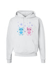 Cute Abominable Snowman Yeti Couple - Christmas Hoodie Sweatshirt-Hoodie-TooLoud-White-Small-Davson Sales