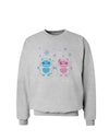 Cute Abominable Snowman Yeti Couple - Christmas Sweatshirt-Sweatshirts-TooLoud-AshGray-Small-Davson Sales