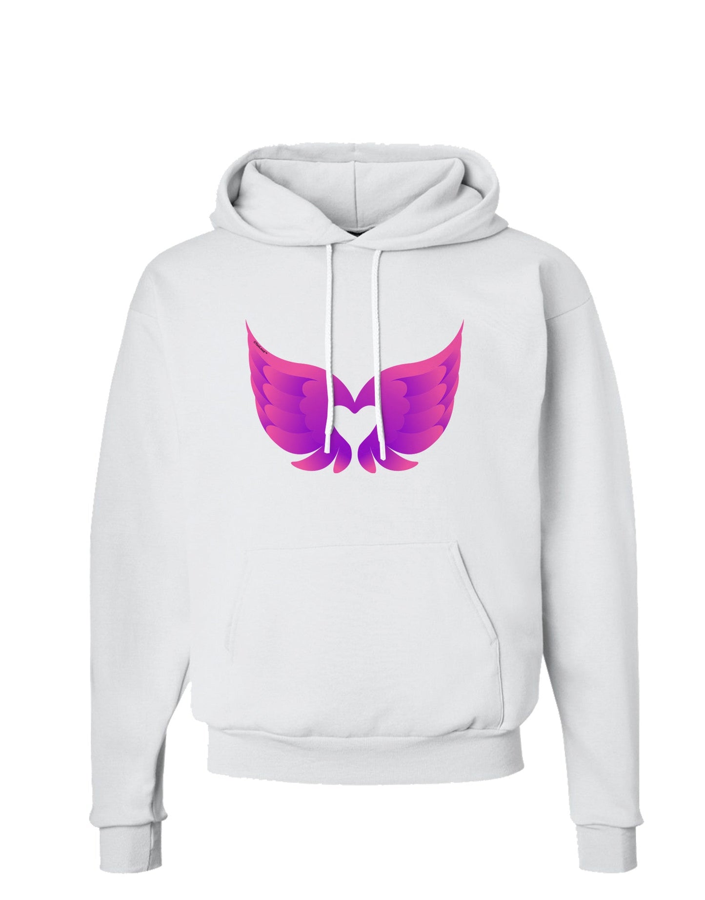 Cute Angel Wings Pair Heart Hoodie Sweatshirt-Hoodie-TooLoud-White-Small-Davson Sales
