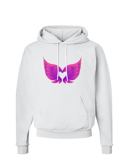 Cute Angel Wings Pair Heart Hoodie Sweatshirt-Hoodie-TooLoud-White-Small-Davson Sales