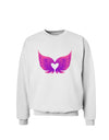 Cute Angel Wings Pair Heart Sweatshirt-Sweatshirts-TooLoud-White-Small-Davson Sales