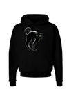 Cute Arched Black Cat Halloween Dark Hoodie Sweatshirt-Hoodie-TooLoud-Black-Small-Davson Sales