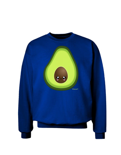 Cute Avocado Design Adult Dark Sweatshirt-Sweatshirts-TooLoud-Deep-Royal-Blue-Small-Davson Sales