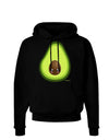 Cute Avocado Design Dark Hoodie Sweatshirt-Hoodie-TooLoud-Black-Small-Davson Sales