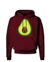 Cute Avocado Design Dark Hoodie Sweatshirt-Hoodie-TooLoud-Maroon-Small-Davson Sales