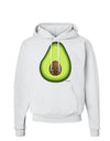 Cute Avocado Design Hoodie Sweatshirt-Hoodie-TooLoud-White-Small-Davson Sales