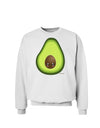 Cute Avocado Design Sweatshirt-Sweatshirts-TooLoud-White-Small-Davson Sales