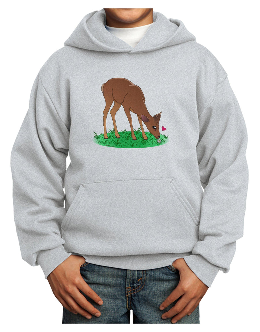 Cute Baby Buck Youth Hoodie Pullover Sweatshirt-Youth Hoodie-TooLoud-White-XS-Davson Sales