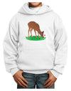 Cute Baby Buck Youth Hoodie Pullover Sweatshirt-Youth Hoodie-TooLoud-White-XS-Davson Sales