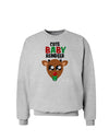 Cute Baby Reindeer Matching Deer Sweatshirt-Sweatshirts-TooLoud-AshGray-Small-Davson Sales