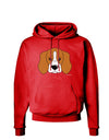 Cute Beagle Dog Dark Hoodie Sweatshirt by TooLoud-Hoodie-TooLoud-Red-Small-Davson Sales