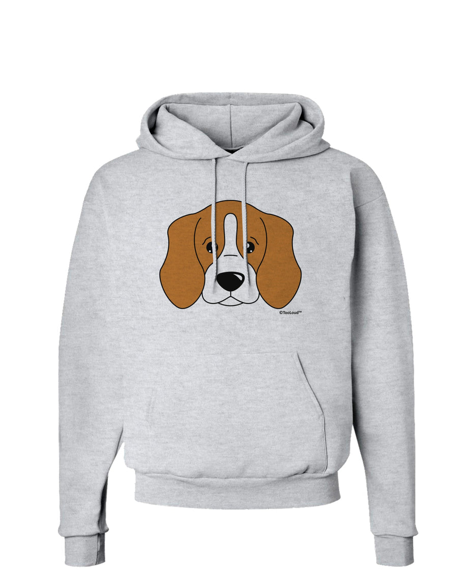 Cute Beagle Dog Hoodie Sweatshirt by TooLoud-Hoodie-TooLoud-White-Small-Davson Sales