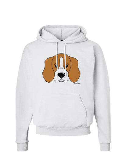 Cute Beagle Dog Hoodie Sweatshirt by TooLoud-Hoodie-TooLoud-White-Small-Davson Sales