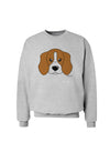 Cute Beagle Dog Sweatshirt by TooLoud-Sweatshirts-TooLoud-AshGray-Small-Davson Sales