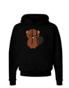 Cute Beaver Dark Hoodie Sweatshirt-Hoodie-TooLoud-Black-Small-Davson Sales