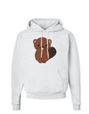 Cute Beaver Hoodie Sweatshirt-Hoodie-TooLoud-White-Small-Davson Sales