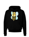 Cute Bee Dark Hoodie Sweatshirt-Hoodie-TooLoud-Black-Small-Davson Sales