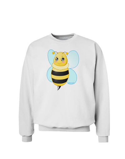 Cute Bee Sweatshirt-Sweatshirts-TooLoud-White-Small-Davson Sales