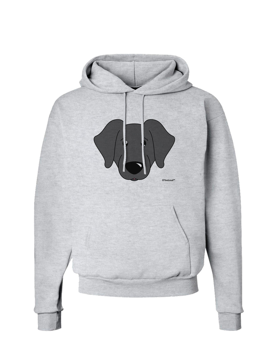 Cute Black Labrador Retriever Dog Hoodie Sweatshirt by TooLoud-Hoodie-TooLoud-White-Small-Davson Sales