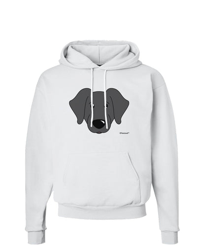 Cute Black Labrador Retriever Dog Hoodie Sweatshirt by TooLoud-Hoodie-TooLoud-White-Small-Davson Sales