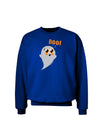 Cute Boo Ghost Adult Dark Sweatshirt-Sweatshirts-TooLoud-Deep-Royal-Blue-Small-Davson Sales