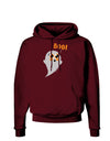 Cute Boo Ghost Dark Hoodie Sweatshirt-Hoodie-TooLoud-Maroon-Small-Davson Sales