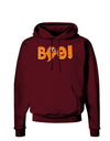 Cute Boo Text Orange Dark Hoodie Sweatshirt-Hoodie-TooLoud-Maroon-Small-Davson Sales