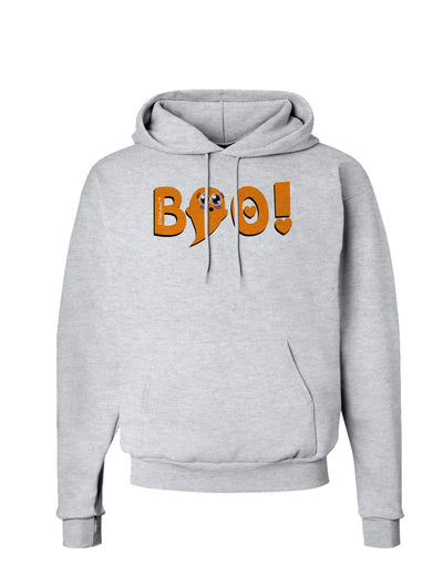 Cute Boo Text Orange Hoodie Sweatshirt-Hoodie-TooLoud-AshGray-Small-Davson Sales