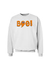 Cute Boo Text Orange Sweatshirt-Sweatshirts-TooLoud-White-Small-Davson Sales