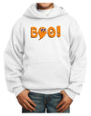 Cute Boo Text Orange Youth Hoodie Pullover Sweatshirt-Youth Hoodie-TooLoud-White-XS-Davson Sales