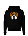 Cute Boxer Dog Dark Hoodie Sweatshirt-Hoodie-TooLoud-Black-Small-Davson Sales