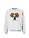 Cute Boxer Dog Sweatshirt-Sweatshirts-TooLoud-White-Small-Davson Sales