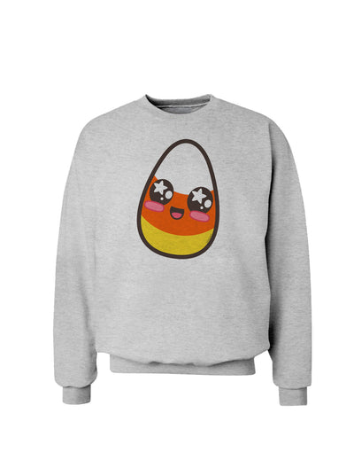 Cute Boy Child Candy Corn Family Halloween Sweatshirt-Sweatshirts-TooLoud-AshGray-Small-Davson Sales