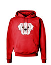Cute Bulldog - White Dark Hoodie Sweatshirt by TooLoud