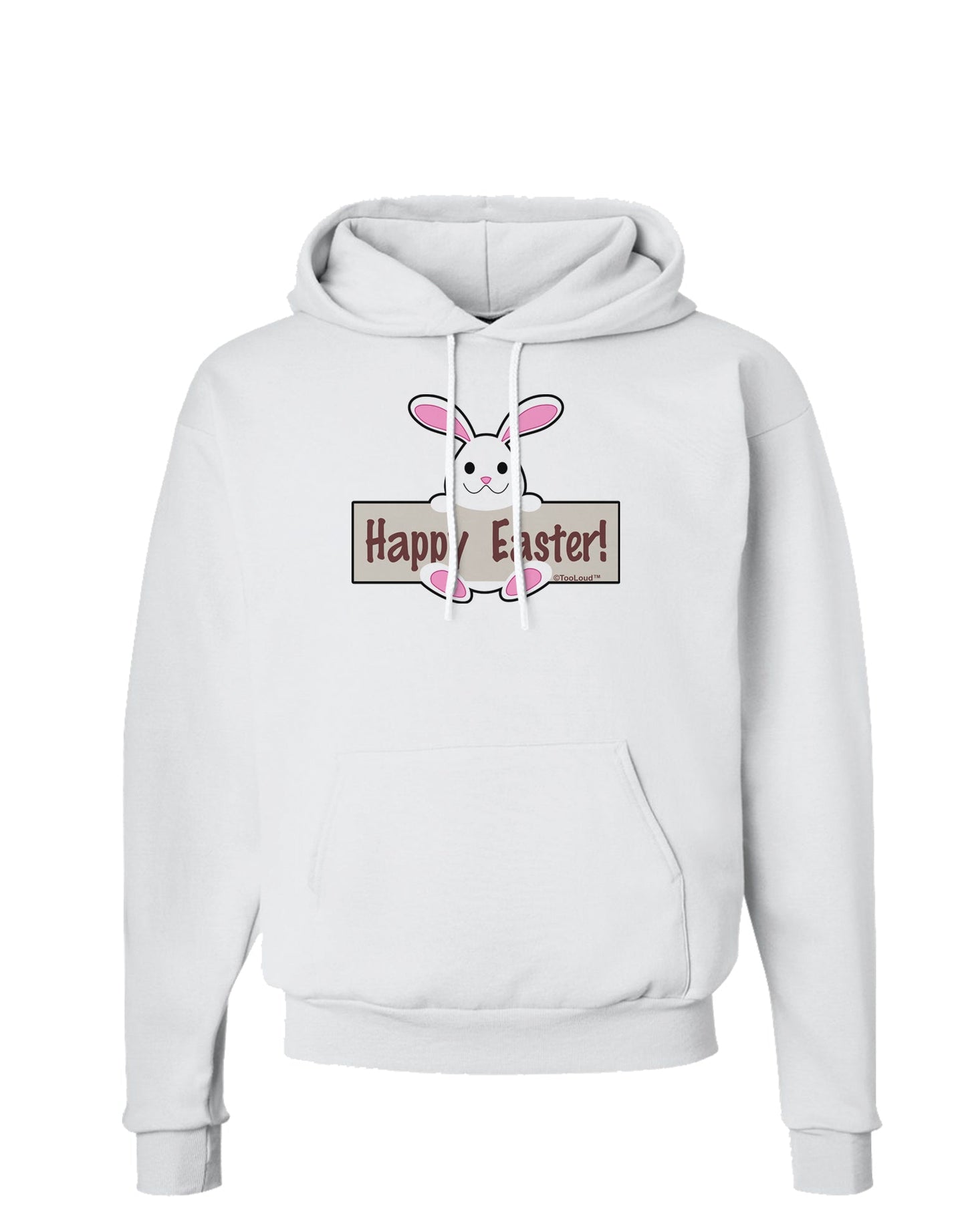 Cute Bunny - Happy Easter Hoodie Sweatshirt by TooLoud-Hoodie-TooLoud-White-Small-Davson Sales