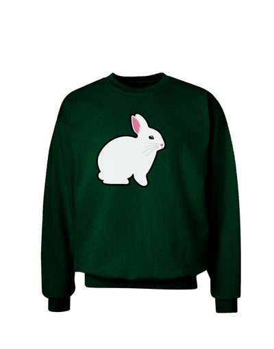 Cute Bunny Rabbit Easter Adult Dark Sweatshirt-Sweatshirts-TooLoud-Deep-Forest-Green-Small-Davson Sales