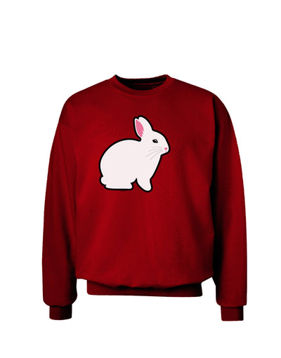 Cute Bunny Rabbit Easter Adult Dark Sweatshirt-Sweatshirts-TooLoud-Deep-Red-Small-Davson Sales